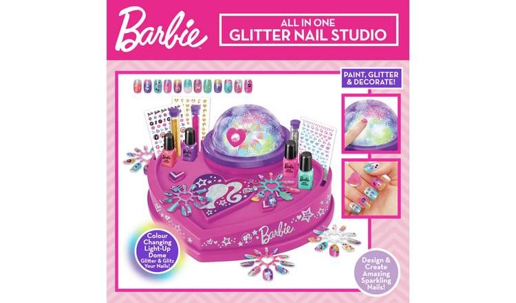 Barbie All in One Glitter N Shine Nail Studio - McGrocer