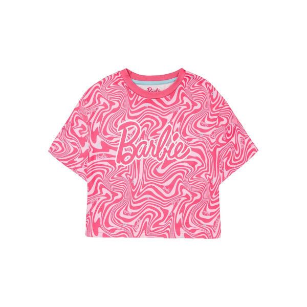 Barbie Girls All-Over Print Short Pyjama Set (11-12 Years) - McGrocer