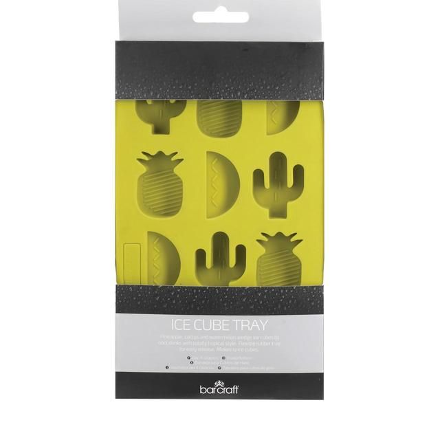 BarCraft Silicone Tropical Shape Ice Cube Tray - McGrocer