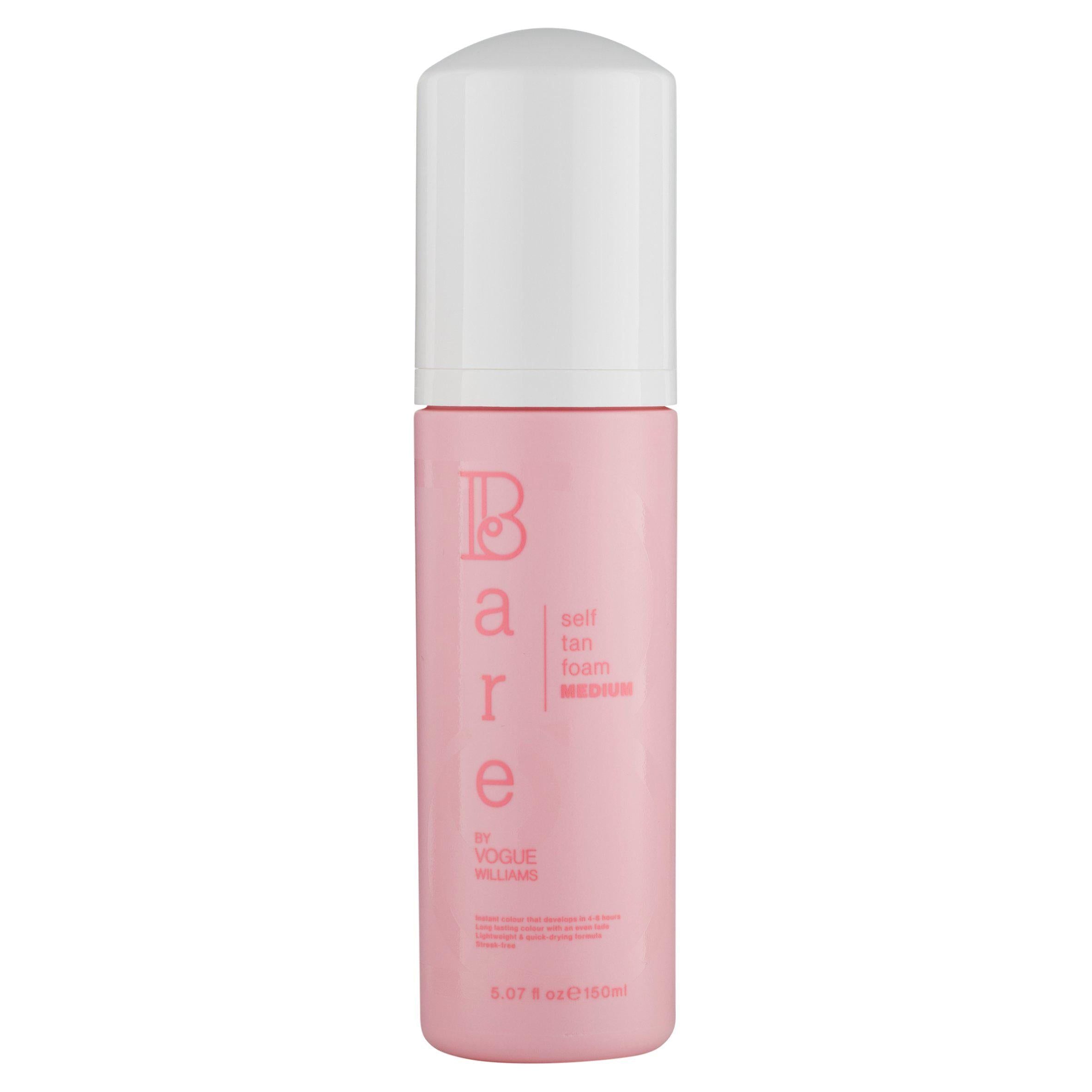 Bare by Vogue Williams Self Tan Foam Medium 150ml - McGrocer