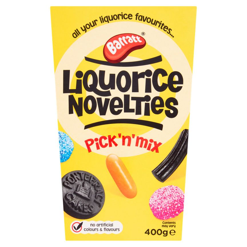 Barratt Liquorice Novelties Pick 'n' Mix Sweets Carton - McGrocer