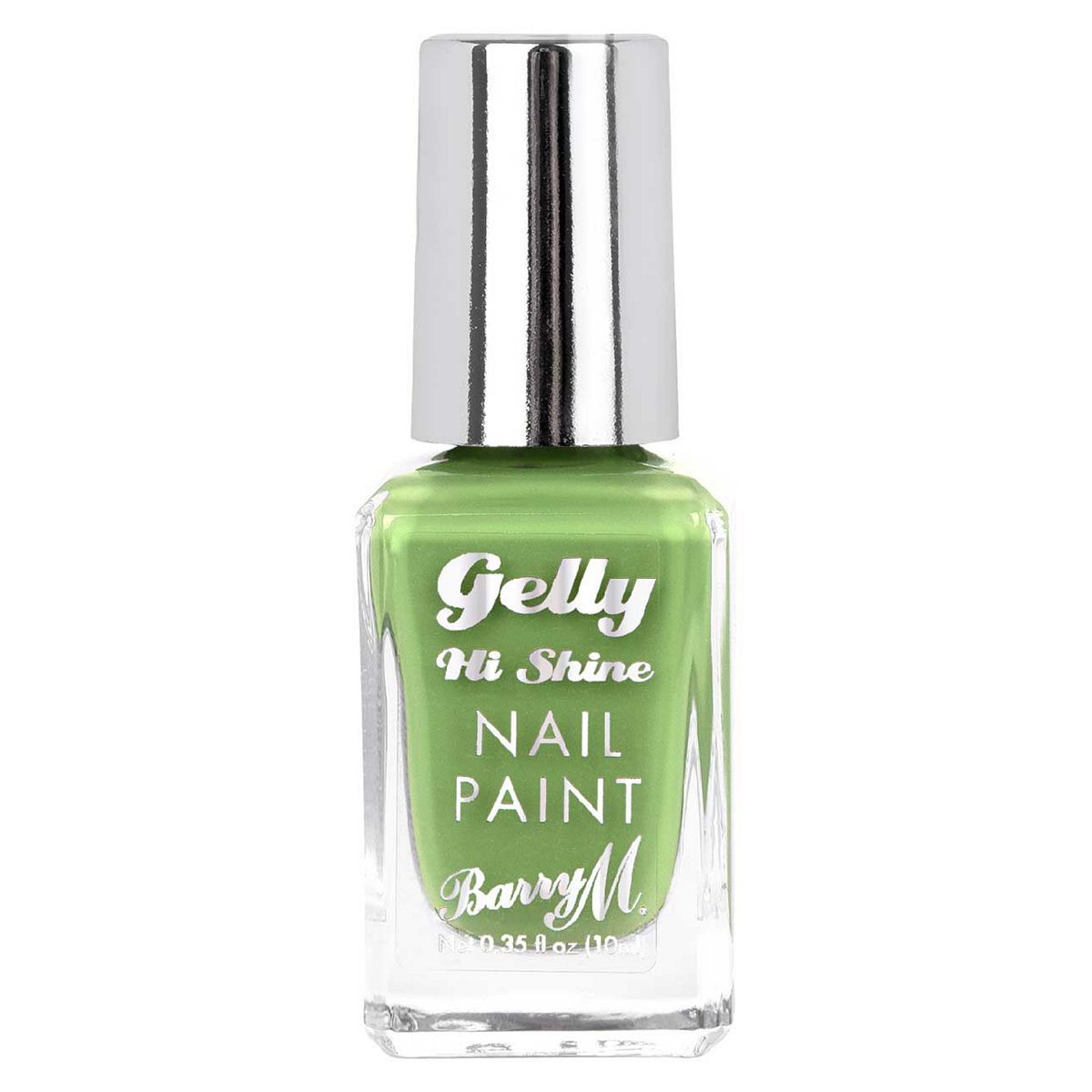 Barry M Gelly Hi Shine Nail Paint Pear 10ml - McGrocer