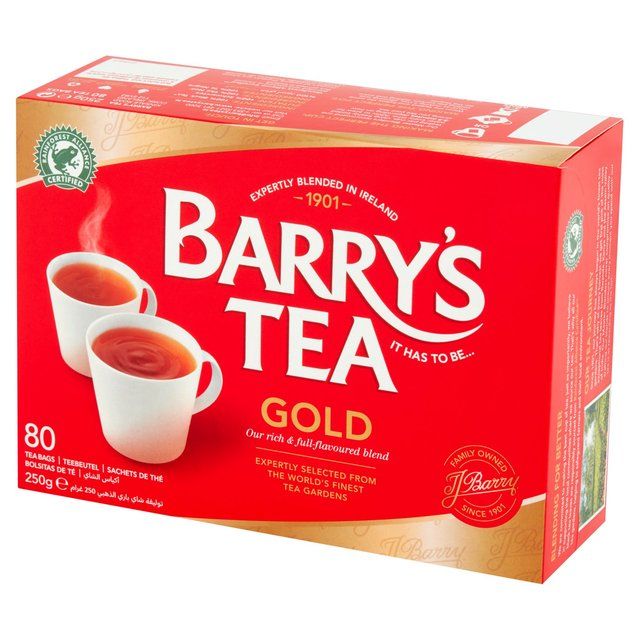 Barry's Tea Gold Blend Tea Bags   80 per pack - McGrocer