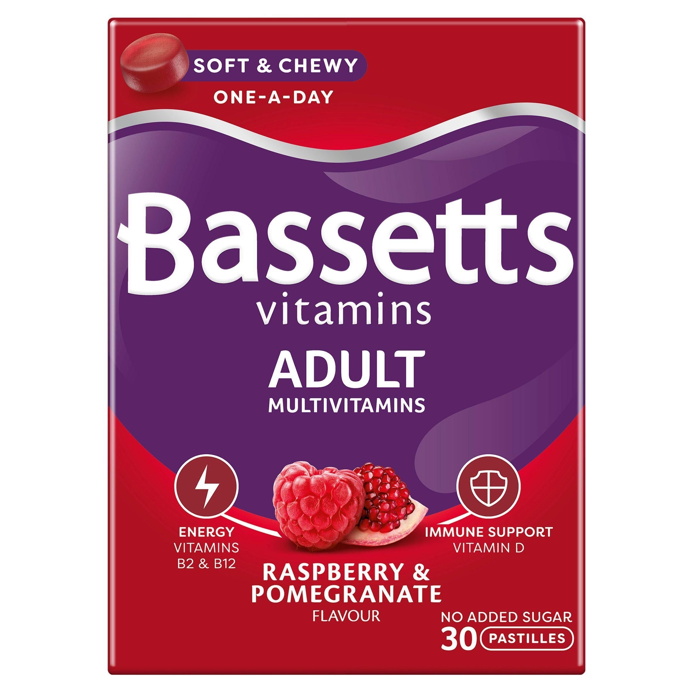 Bassetts Vitamins Adult Multivitamins Pastilles x30 - McGrocer