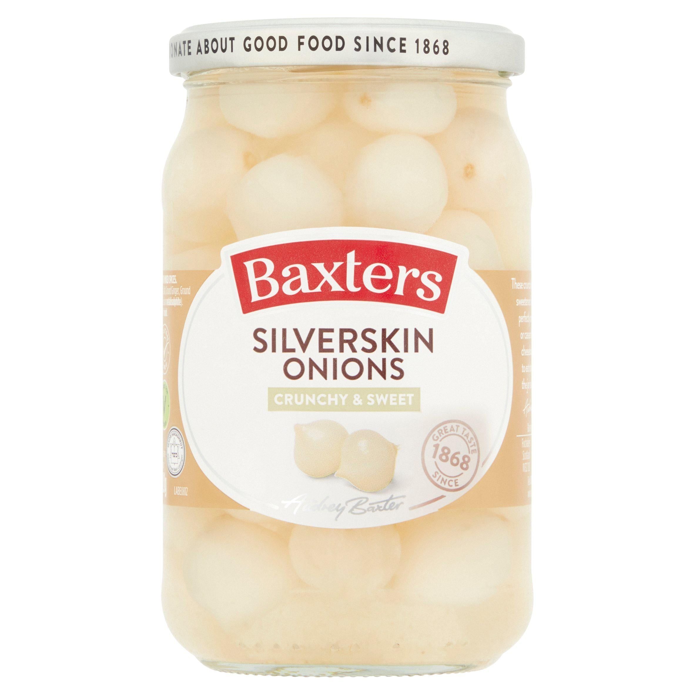 Baxters Silverskin Onions 440g - McGrocer