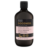 Baylis & Harding Goodness Rose & Geranium Natural Bath Soak 500ml - McGrocer
