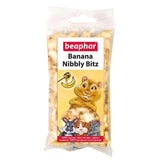 Beaphar Banana Nibbly Bitz For Small Animals   50g - McGrocer