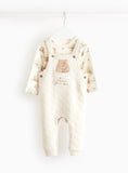 Bear Hunt Dungaree's & Bodysuit Set 12-18 months - McGrocer