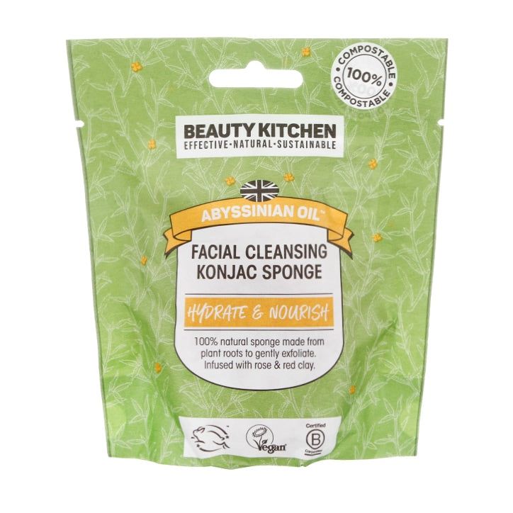 Beauty Kitchen Abyssinian Oil Facial Cleansing Konjac Sponge - McGrocer