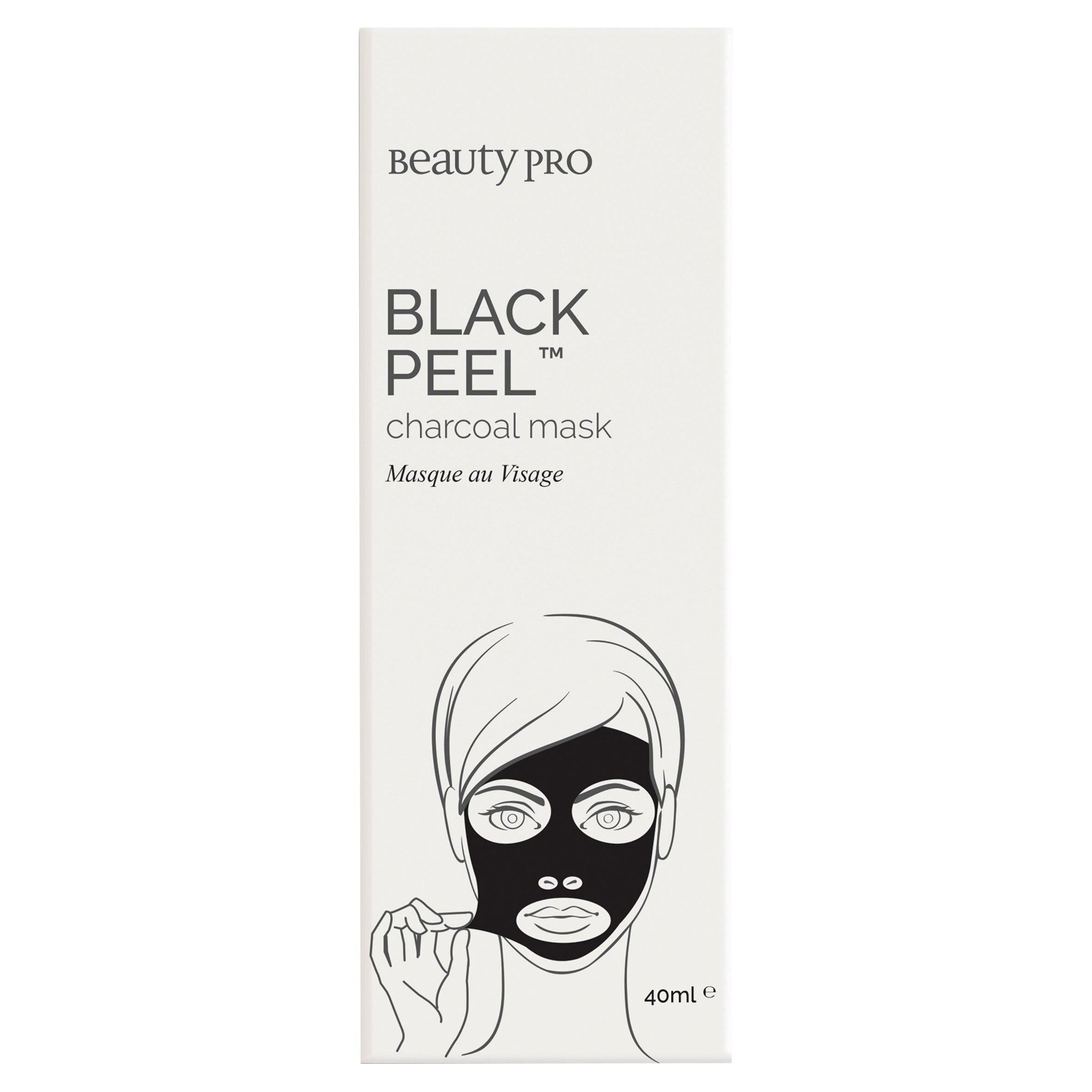 Beauty Pro Black Peel Charcoal Mask 40ml - McGrocer