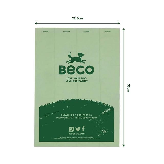 Beco Dog Poop Bags Mint Scented   270 per pack - McGrocer