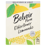 Belvoir Farm Delicious & Light Elderflower Lemonade   4 x 330ml - McGrocer