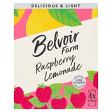 Belvoir Farm Delicious & Light Raspberry Lemonade   4 x 330ml - McGrocer