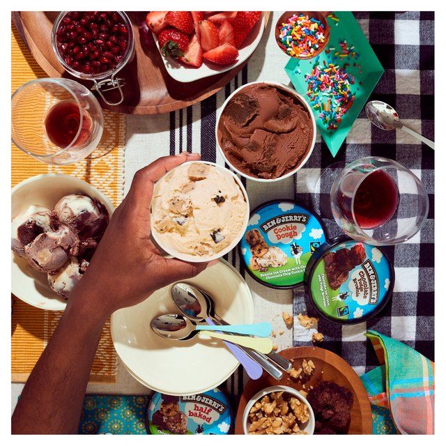 Ben & Jerry's Half Baked Vanilla & Chocolate Ice Cream Tub   465ml - McGrocer