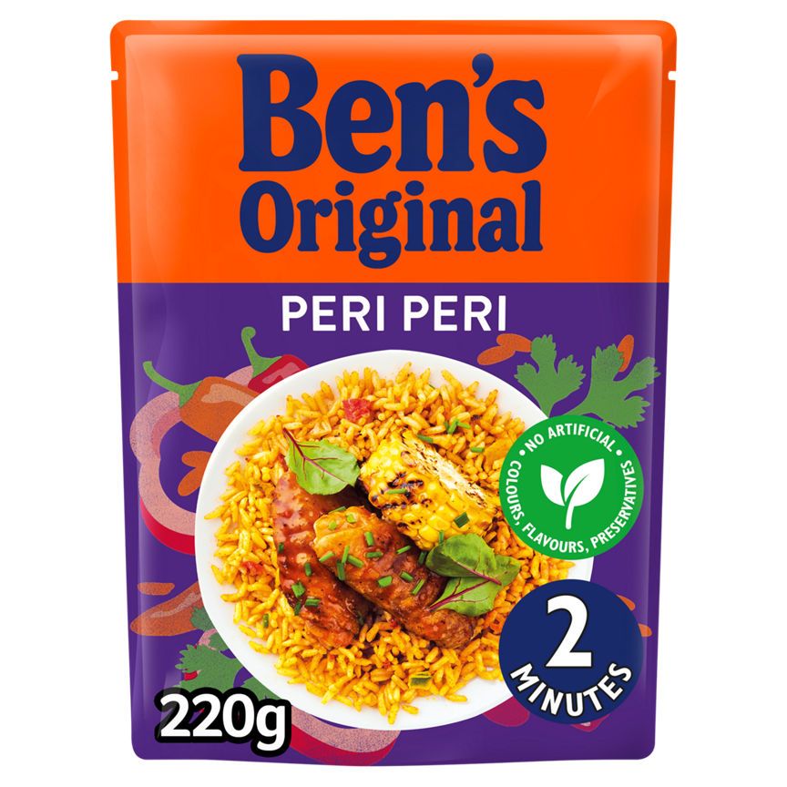 Ben's Original Peri Peri Microwave Rice - McGrocer