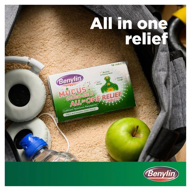 Benylin Mucus All in One Relief Tablets   16 per pack - McGrocer