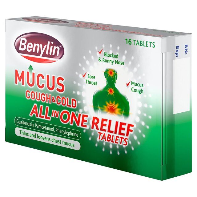 Benylin Mucus All in One Relief Tablets   16 per pack - McGrocer