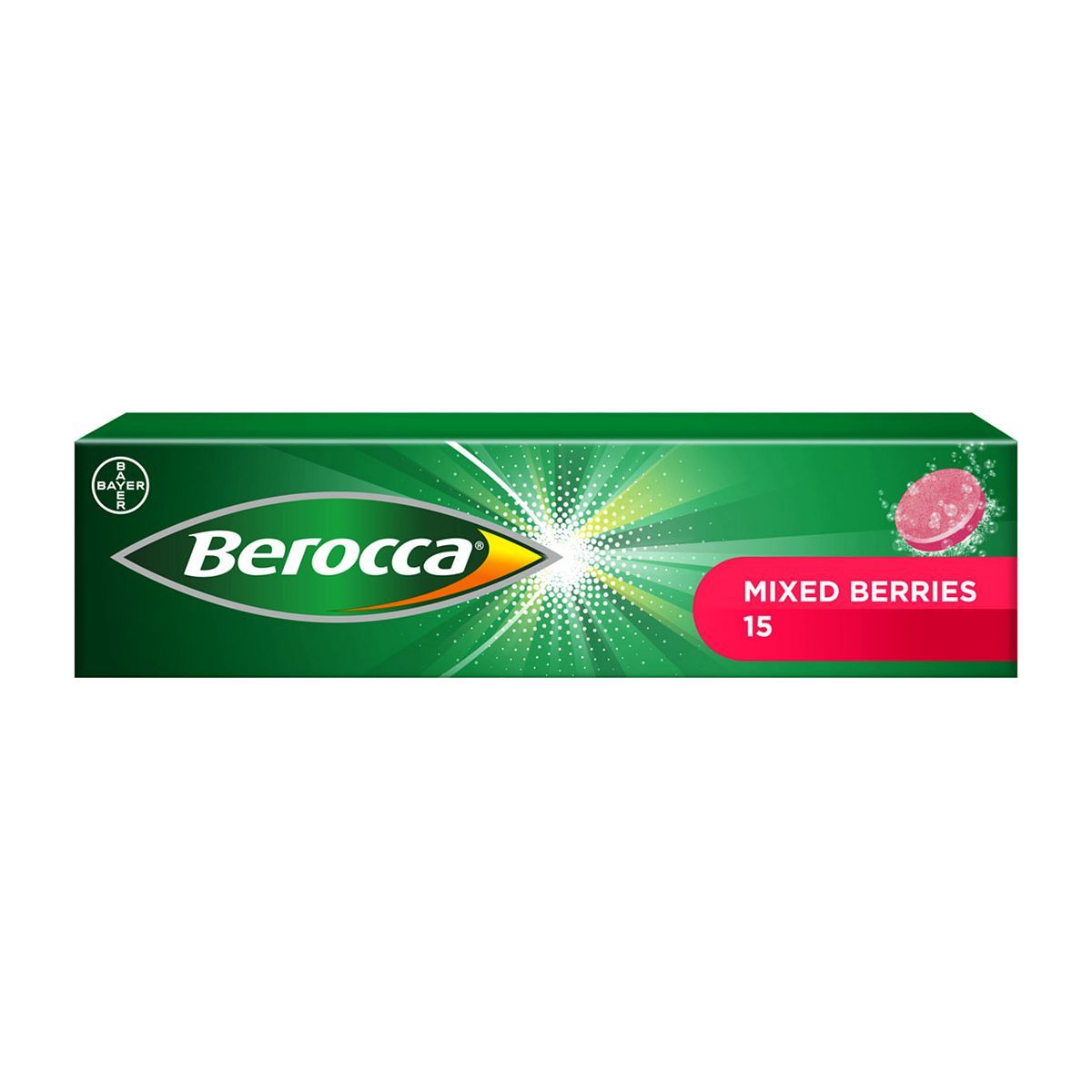 Berocca Mixed Berries Energy Vitamin 15 Tablets - McGrocer