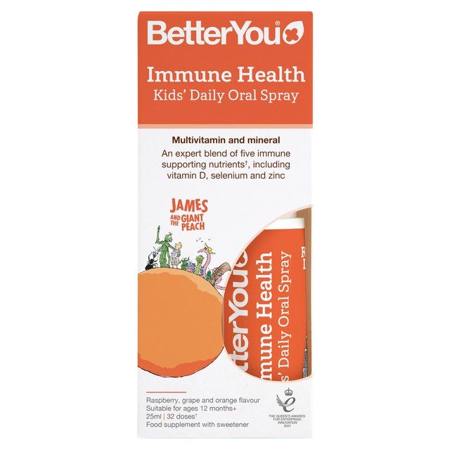 BetterYou Immune Health Kids Daily Oral Spray   25ml - McGrocer