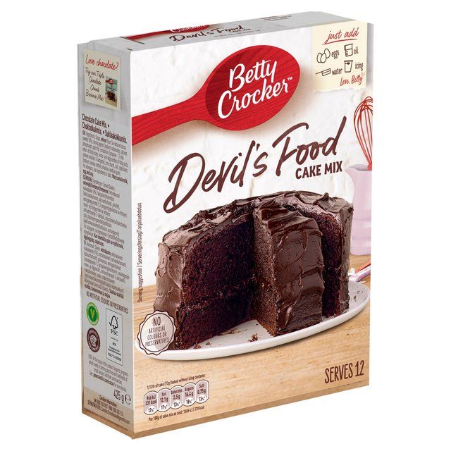 Betty Crocker Devil's Food Chocolate Cake Mix    425g - McGrocer