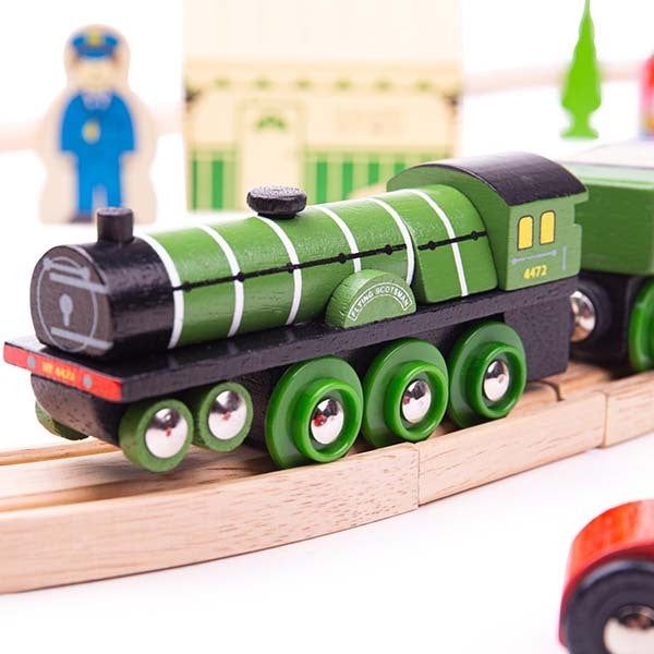 Bigjigs Rail Flying Scotsman Train Set - McGrocer