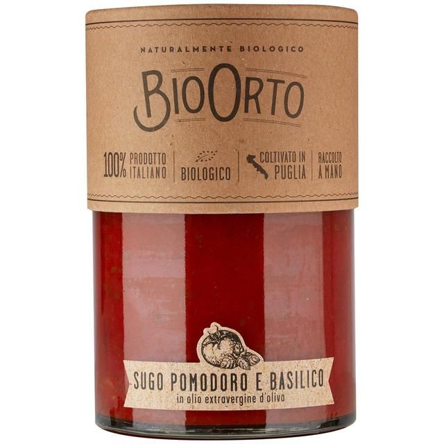 Bio Orto Organic Tomato & Basil Pasta Sauce   350g - McGrocer