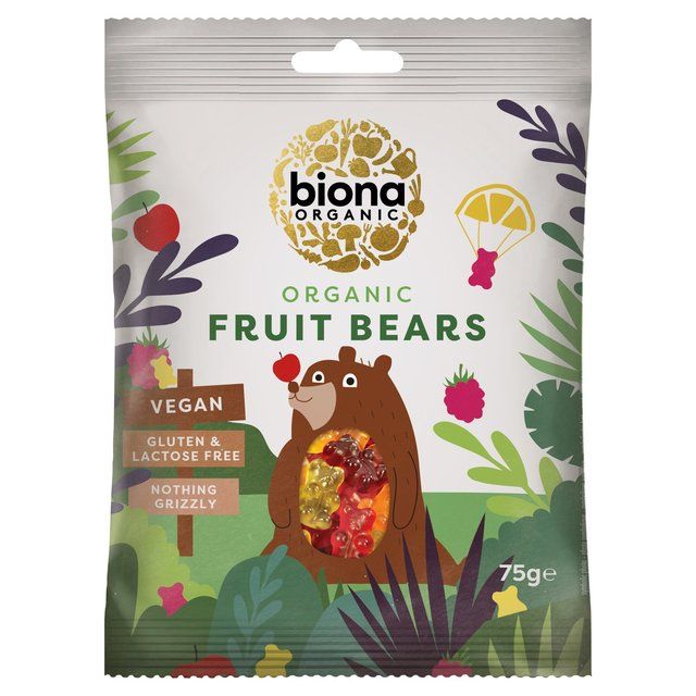Biona Organic Mini Fruit Bears   75g - McGrocer