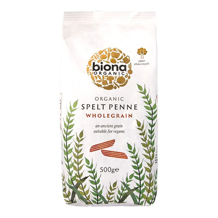 Biona Wholegrain Spelt Penne Pasta 500g - McGrocer