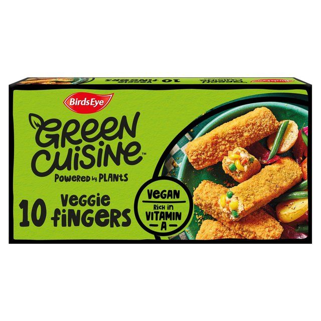 Birds Eye 10 Green Cuisine Vegan Veggie Fingers   284g - McGrocer