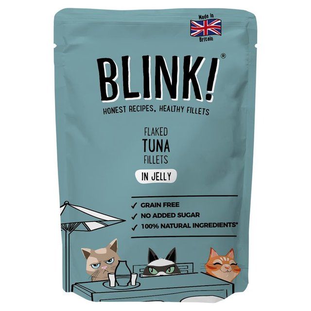 Blink Flaked Tuna Fillets Wet Cat Food Pouch   85g - McGrocer