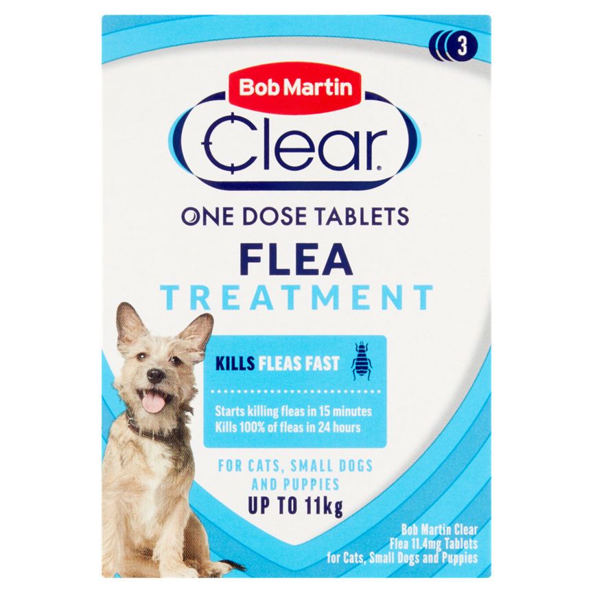 Bob Martin Clear Flea Tablets for Cats Small Dogs & Puppies - McGrocer