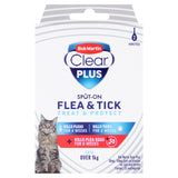 Bob Martin Clear Plus Spot On Flea & Tick Treatment for Cats x2 - McGrocer