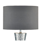 Bokara Hammered Effect Ceramic Table Lamp - McGrocer