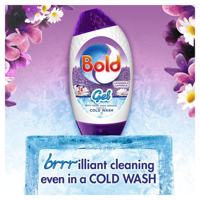 Bold 2In1 Washing Liquid Gel Lavender & Camomile 40 Washes   1320ml - McGrocer