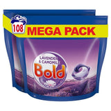 Bold All-In-1 Pods Washing Liquid Capsules Lavender & Camomile 108 Washes   108 per pack - McGrocer