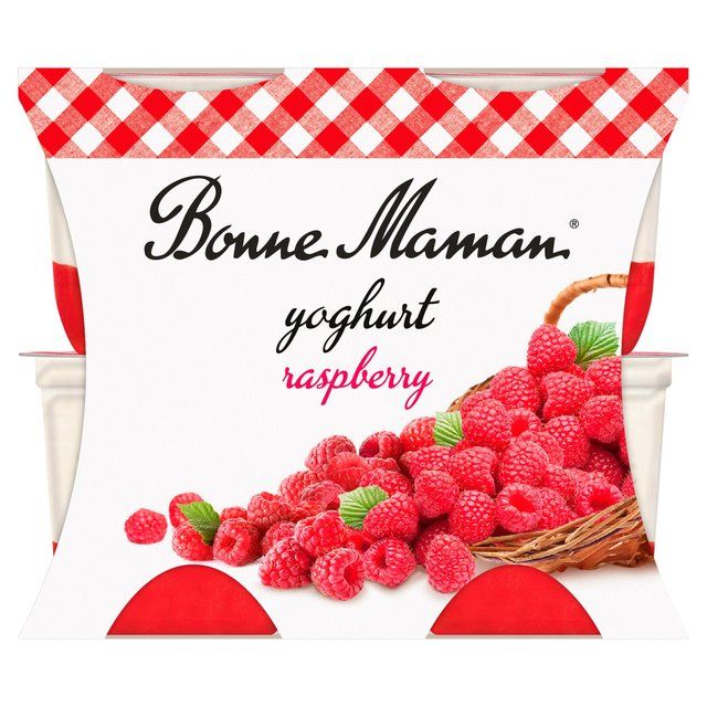 Bonne Maman Raspberry Yoghurt   4 x 115g - McGrocer
