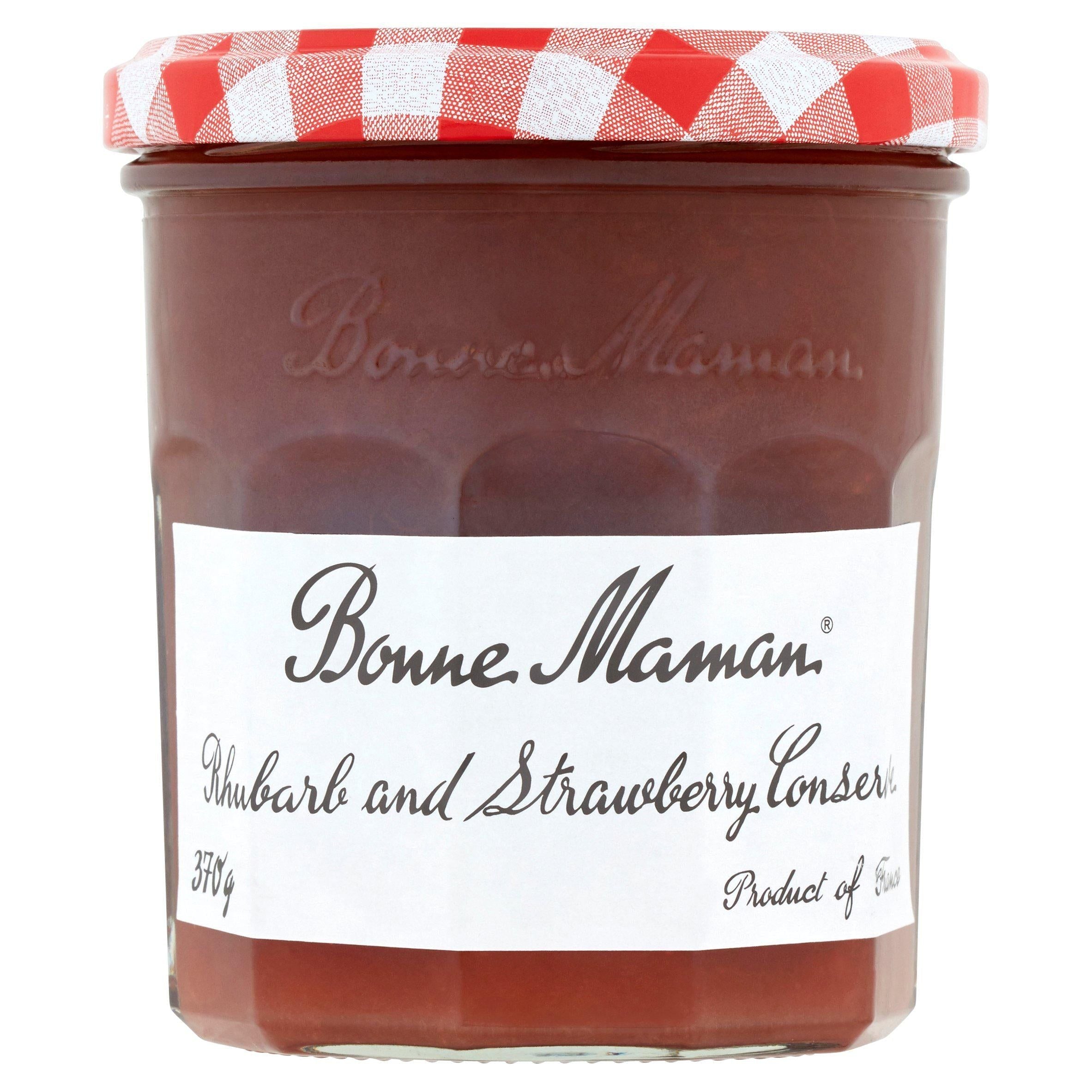 Bonne Maman Rhubarb and Strawberry Conserve 370g - McGrocer