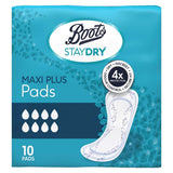 Serviettes hygiéniques Boots Staydry Maxi Plus 