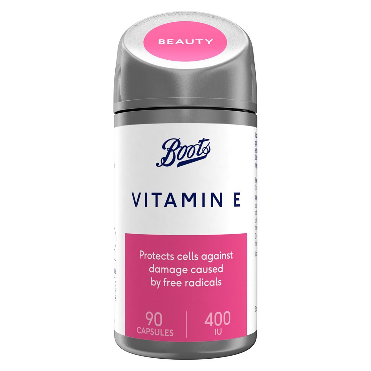 Boots Vitamin E 400 IU 90 Capsules (3 months supply) - McGrocer
