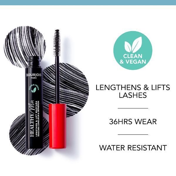 Bourjois Healthy Mix Clean &amp;amp; Vegan Volume Mascara - Balck