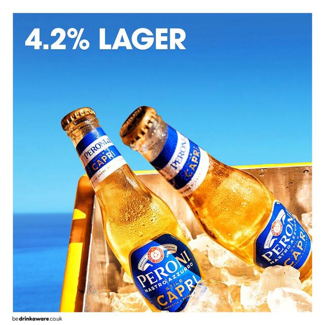 Peroni Stile Capri Beer Lager Bottles   10 x 330ml - McGrocer