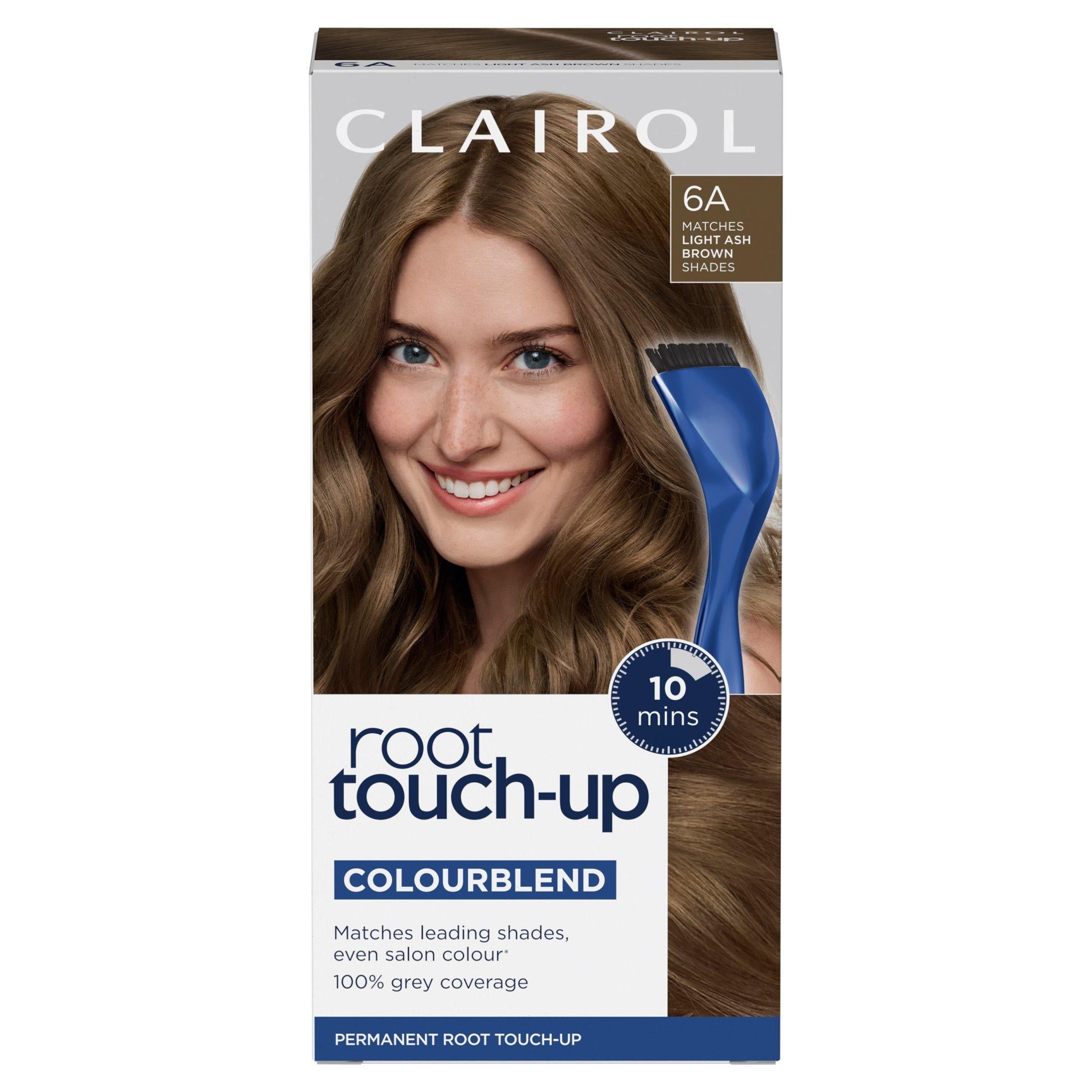 Clairol Nice'n Easy Root Touch-Up Hair Dye Light Ash Brown 6A