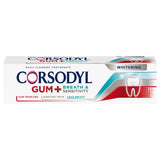 Corsodyl Gum+ Breath &amp;amp; Sensitivity Toothpaste Whitening