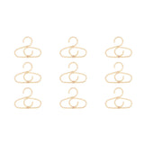 CuddleCo Aria Set of 9 Hangers  - Rattan