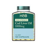 Holland & Barrett Pure Cod Liver Oil 500mg 120 Capsules - 999069