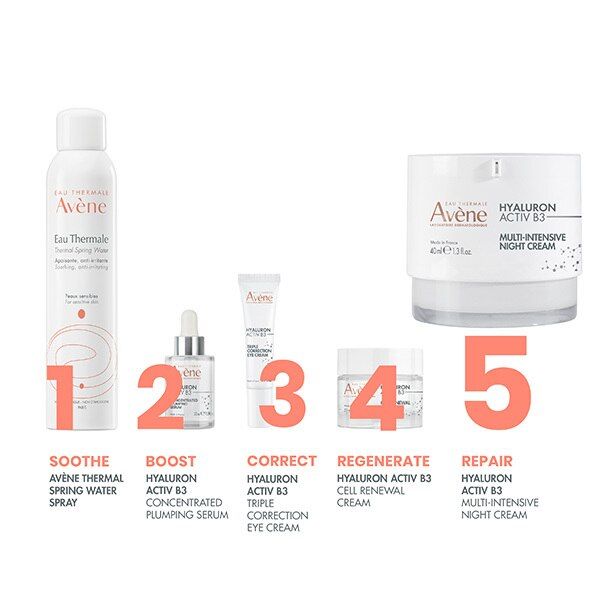 DNR Av&amp;egrave;ne Hyaluron Activ B3 Multi-Intensive Night Cream 40Ml