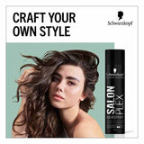 DNR Schwarzkopf Spray coiffant Plex pour salon de coiffure 400 ml