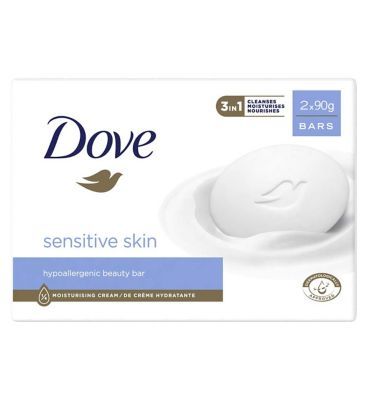 Dove Pure &amp;amp; Sensitive Beauty Bar 90 g x 2