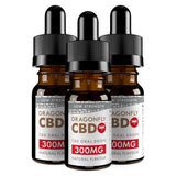 Dragonfly CBD Cannabidiol Oil 300mg 3.3% 10ml x 3 Bundle