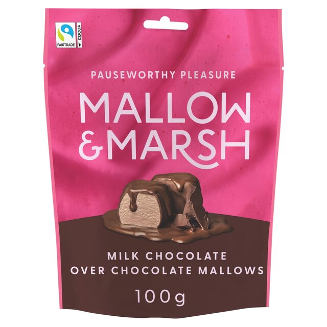Mallow & Marsh Double Chocolate Marshmallows   100g - McGrocer